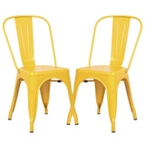 Poly and Bark Trattoria Side Chair in Black (Set of 4)