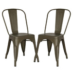 Poly and Bark Trattoria Side Chair in Black (Set of 4)