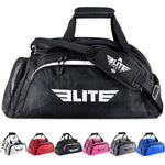 Elite Sports Boxing Gym Duffle Bag for MMA, BJJ, Jiu Jitsu Gear, Duffel Athletic Gym Backpack with Shoes Compartment