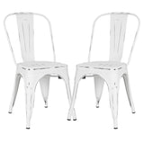 Poly and Bark Trattoria Side Chair in Black (Set of 4)