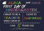 14 x 10 inch First and Last Day of School Photo Sharing Chalkboard Signs Wooden Large Size Photo Prop Back to School Signs for Kids Reusable and Easy Clean