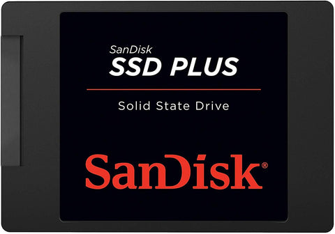 SanDisk SSD PLUS 1TB Internal SSD - SATA III 6 Gb/s, 2.5"/7mm, Up to 535 MB/s - SDSSDA-1T00-G26