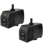 Simple Deluxe 400 GPH UL Listed Submersible Pump with 15' Cord, Water Pump for Fish Tank, Hydroponics, Aquaponics, Fountains, Ponds, Statuary, Aquariums & Inline