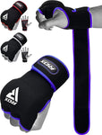 RDX Boxing Hand Wraps Inner Gloves for Punching - Neoprene Padded Fist Protection Bandages Under Mitts with Quick Long Wrist Support - Great for MMA, Muay Thai, Kickboxing & Martial Arts Training