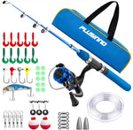 Kids Fishing Pole,Light and Portable Telescopic Fishing Rod and Reel Combos for Youth Fishing by PLUSINNO