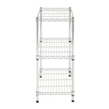 Sandusky WS241430 Wire Shelving, 24" Width x 30" Height x 14" Depth, 3 Shelves, Chrome