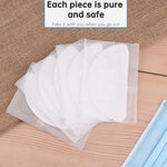 50Pcs Disposable Face Ma-sks Filter Pad 3-Layers Breathable Filter Protective Filter Mouth Ma-sk Replacement Pad for Adult Kid by ISAMANNER