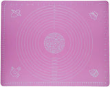 Silicone All-Purpose Baking Mat with Measurements | Non-Stick Pasty Mat for rolling dough | BPA-Free | Heat Resistant | Easy To Clean | Large Size (20” x 16”)