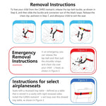 Child Airplane Safety Travel Harness, Clip Strap Safety Airplane Child Restraint System for Baby,Toddlers & Kids - Airplane Travel Accessories for Aviation Travel Use