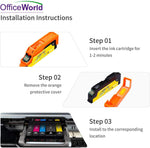 OfficeWorld Remanufactured Ink Cartridge Replacement for Epson 273 273XL 273 XL T273XL Used for Expression XP520 XP820 XP620 XP610 XP800 XP810 XP600 Printer, 5-Pack (1PB/1BK/1C/1M/1Y, High Yield)