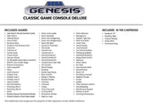 Sega Genesis Classic Game Console Deluxe (2016) 85 Games.