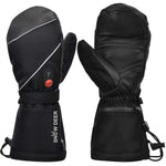 Heated Gloves,Mens Womens Heated Ski Gloves Mittens,7.4V 2200MAH Electric Rechargeable Battery Gloves for Winter Skiing Skating Snow Camping Hiking Heated Arthritis Hand Warmer Gloves