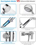 VOLUEX Filtered Shower Head with Handheld Hose - High Pressure 3 Spray Settings Showerhead with Cartridge Remove Harmful Substances with ON/OFF Switch Water Saving Shower