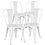 Poly and Bark Trattoria Side Chair in Black (Set of 4)