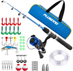 Kids Fishing Pole,Light and Portable Telescopic Fishing Rod and Reel Combos for Youth Fishing by PLUSINNO