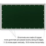 Sunnyglade 6’ x 50’ Privacy Screen Fence Heavy Duty Fencing Mesh Shade Net Cover for Wall Garden Yard Backyard