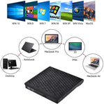 External DVD Drive, andyer Portable High-Speed USB 3.0 Type-C CD DVD +/-RW Optical Drive CD Burner/Slim DVD Reader Writer for PC Laptop Desktops, Compatible with Windows/Mac OSX/Linux (Large)