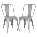 Poly and Bark Trattoria Side Chair in Black (Set of 4)