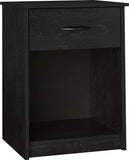 Ameriwood Home Core Nightstand, Black Oak