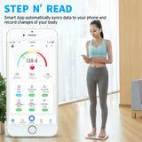 TekSky Smart Body Fat Scale, Wireless Body Composition Monitor with Bluetooth iOS and Android App - Body Fat, Water, Muscle, BMI Analyzer - Max 400 lbs