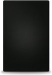 VersaChalk Small Frameless Black Acrylic Chalkboard Sign for Wall, 8 x 12 Inches