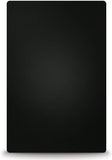 VersaChalk Small Frameless Black Acrylic Chalkboard Sign for Wall, 8 x 12 Inches