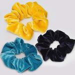 Velvet Scrunchies Hair Ring Simple Hair Accessories Headbands Bobbles Heads High Elastic Rubber Band Hair Rope Hair Ties Scrunchies Elastic Material for Headbands