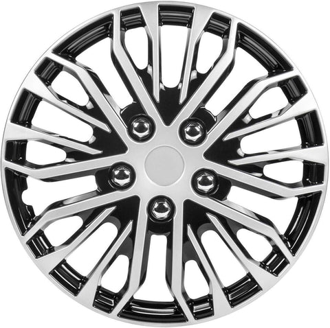 Pilot Automotive WH555-16GM-B Universal Fit Spyder Wheel Cover [Set of 4]