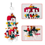 RYPET Bird Chewing Toy - Parrot Cage Bite Toys Wooden Block Bird Parrot Toys for Small and Medium Parrots and Birds