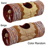 ALL FOR PAWS Crinkle Cat Tunnel Tube Collapsible Play Toy Fun for Rabbits, Kittens, and Dogs