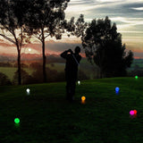ILYSPORT LED Light up Golf Balls, Glow in The Dark Night Golf Balls - Multi Colors of Blue, Orange, Red, White, Green, Pink - Pack of 6