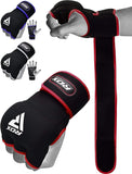 RDX Boxing Hand Wraps Inner Gloves for Punching - Neoprene Padded Fist Protection Bandages Under Mitts with Quick Long Wrist Support - Great for MMA, Muay Thai, Kickboxing & Martial Arts Training