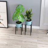 ZGXY 3 Pack Plant Stand Metal Potted Plant Holder for House, Garden,Patio, Black