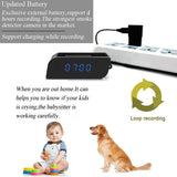 QUANDU WiFi Hidden Camera Alarm Clock Hidden Spy Camera Night Vision Mini Alarm Clock Camera DVR Nanny Cam With Motion Detection Secret Camera Security Camera for Home Security Surveillance