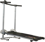 Sunny Health & Fitness SF-T1407M Manual Walking Treadmill, Gray