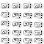 4 Pack Digital Refrigerator Freezer Thermometer,Max/Min Record Function with Large LCD Display by LinkDm