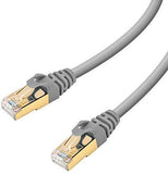 Maximm Cat7 Ethernet Cable, 15 Feet, Green, 5-Pack - Pure Copper - RJ45 Gold-Plated Snagless Connectors 600 MHz, 10 Gbps. for Fast Network & Computer Networking + Cable Clips and Ties