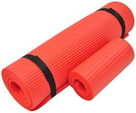 BalanceFrom GoYoga+ All-Purpose 1/2-Inch Extra Thick High Density Anti-Tear Exercise Yoga Mat and Knee Pad with Carrying Strap