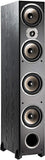 Polk Audio Monitor 70 Series II Tower Speaker (Black, Single) for Multichannel Home Theater | 1" Tweeter, (4) 6.5" Woofers | Bi-wire & Bi-amp