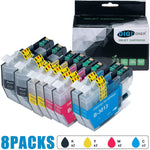 DIGITONER Compatible Ink Cartridge Replacement for Brother LC3013 LC-3013 LC 3013 ink Cartridges Brother MFC-J491DW MFC-J497DW MFC-J690DW MFC-J895DW Printer [2 Black 2 Cyan 2 Magenta 2 Yellow, 8 Pack]