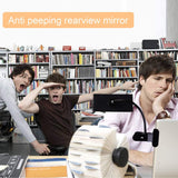 Gosear Office Clip On Cubicle Mirror, Computer Rearview Mirror, Convex Mirror for Personal Safety and Security Desk Rear View Monitors or Anywhere (Rectangle)