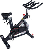 Sunny Health & Fitness Magnetic Belt Drive Indoor Cycling Bike with 44 lb Flywheel and Large Device Holder