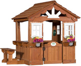 Backyard Discovery Scenic All Cedar Outdoor Wooden Playhouse