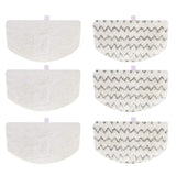 Paros Products 6 - Pack Washable/Reusable Steam Mop Pad Replacements (Quality Certified) for Bissell PowerFresh 1940 1440 1544 Series; Model 19402, 19404, 19408, 1940A, 1940Q, 1940T,...