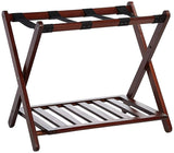 Casual Home 102-21 Shelf- White Luggage Rack