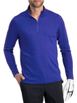 Golf Half Zip Pullover Men - Fleece Sweater Jacket - Mens Dry Fit Golf Shirts