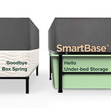 Zinus SmartBase Easy On/Easy Off Bed Skirt for 14 Inch SmartBase Mattress Foundation, Full