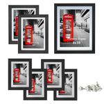 Amazing Roo 8.5 x 11 Document Frames with Mat Made for 11x14 Inch Picture Frame Without Mat Wall and Tabletop Display 2 Pack, Black