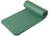 Retrospec Solana Yoga Mat 1" w/ Nylon Strap for Men & Women - Non Slip Exercise Mat for Yoga, Pilates, Stretching, Floor & Fitness Workouts