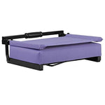 Flash Furniture Grandstand Comfort Seats by Flash with Ultra-Padded Seat in Black